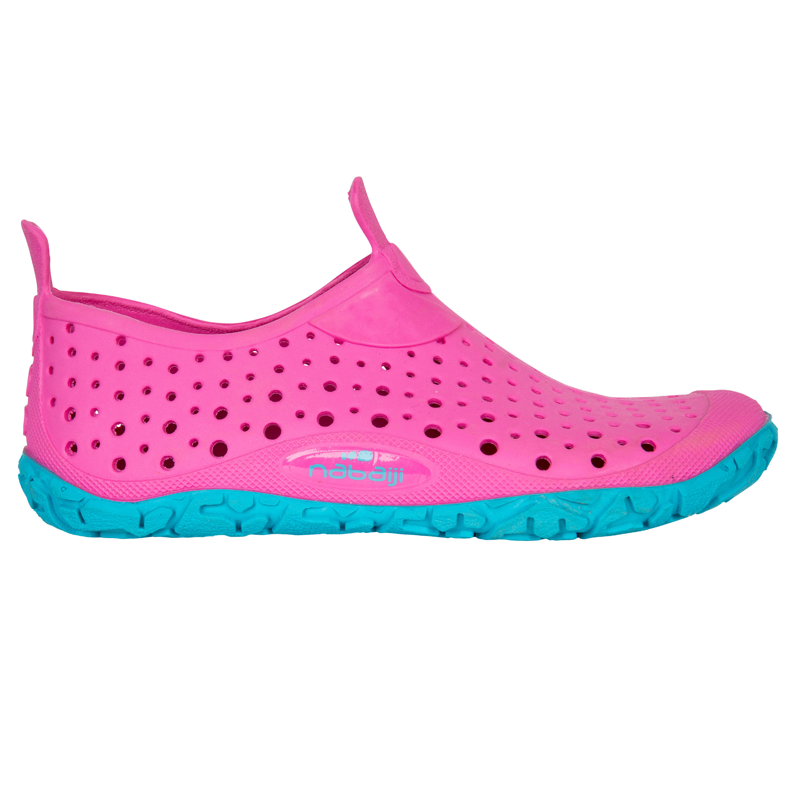 GIRL’S AQUADOTS 100 POOL SHOES PINK BLUE 8/16