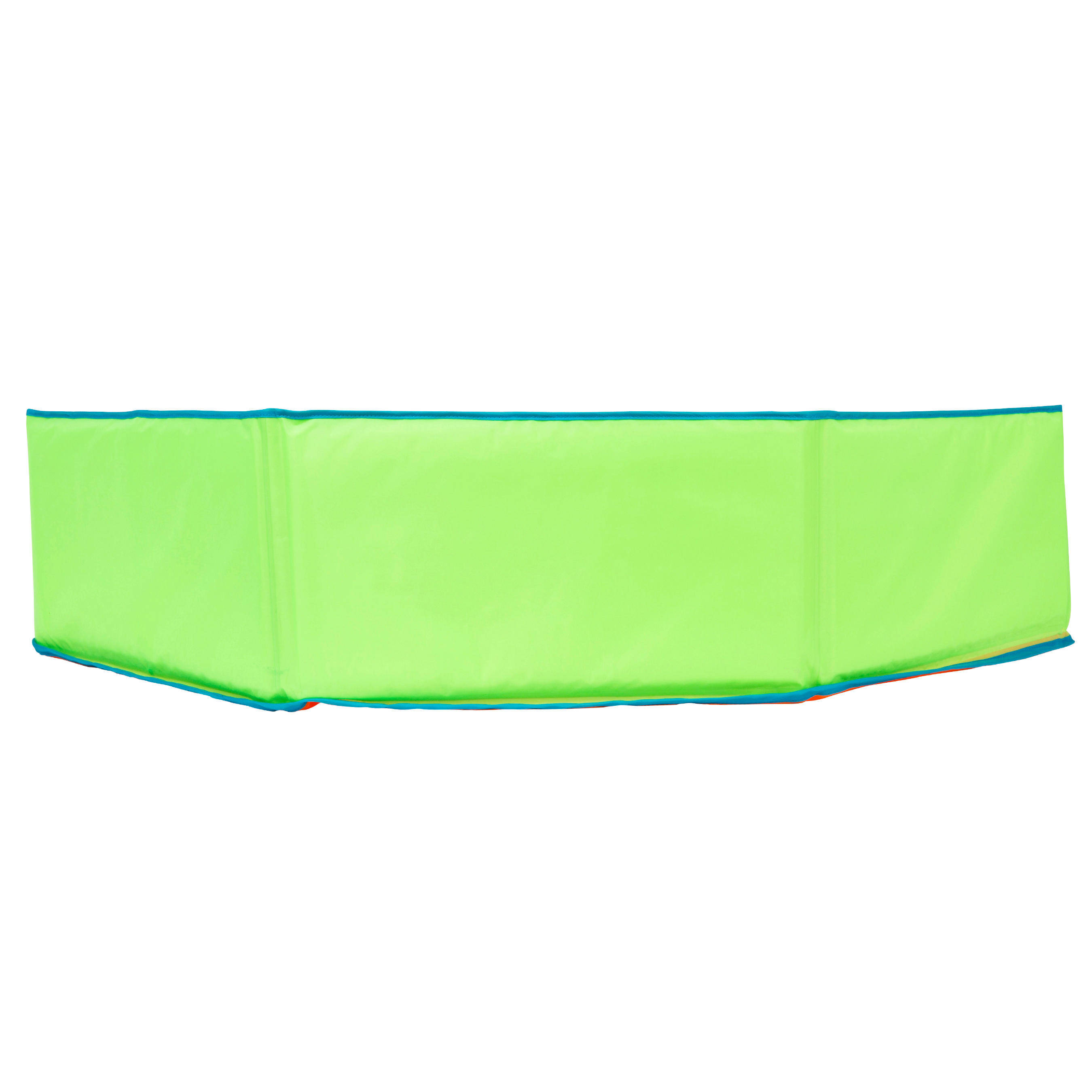 TIDIPOOL + small children’s paddling pool with carry bag - green and orange -  5