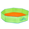TIDIPOOL + small children’s paddling pool with carry bag - green and orange