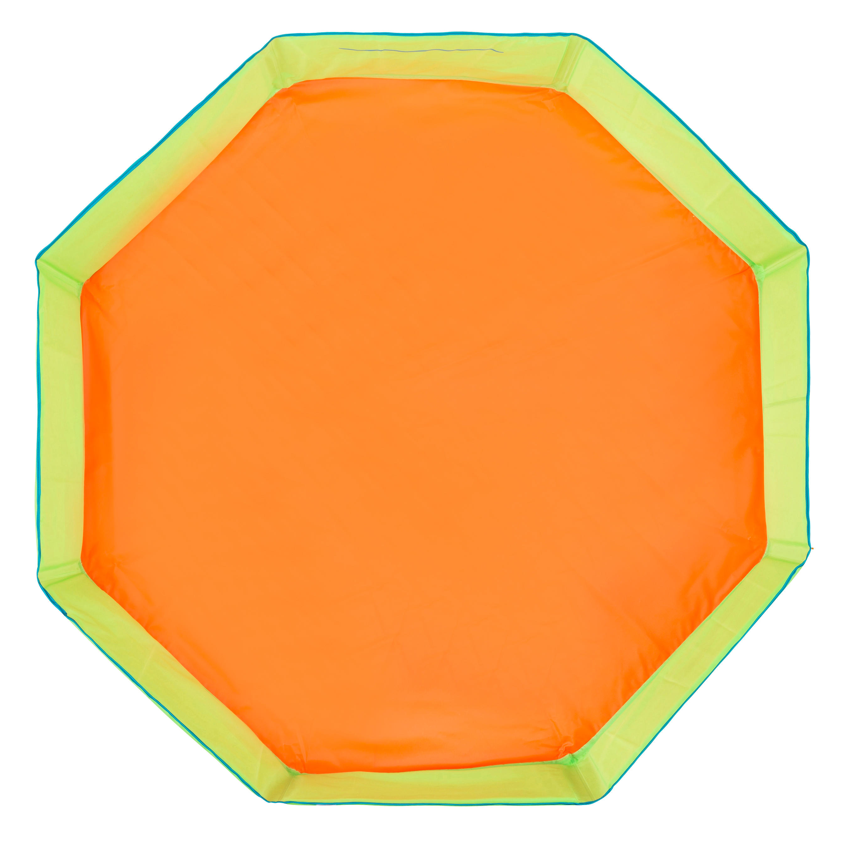 TIDIPOOL + small children’s paddling pool with carry bag - green and orange 3/10