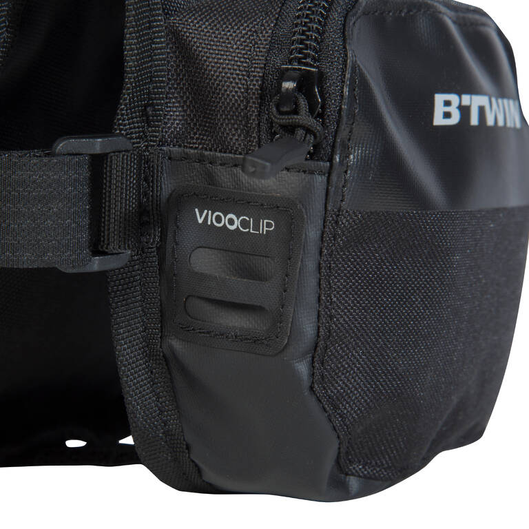 500 Double 1L Bike Frame Bag - Black