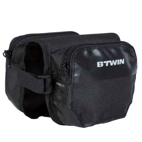 500 Double Bike Frame Bag 1L - Black