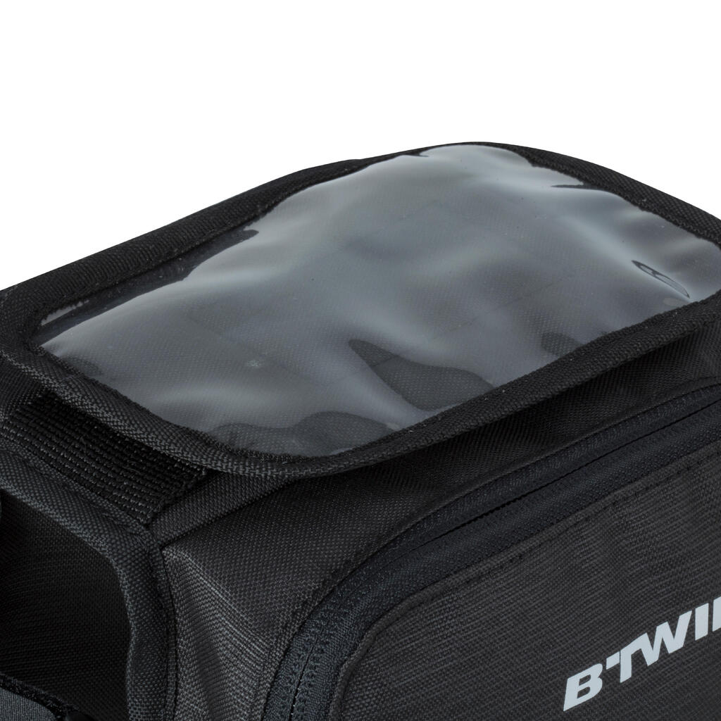 520 Double 2L Bike Frame Bag - Black