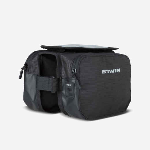 
      520 Double Bike Frame Bag 2L - Black
  