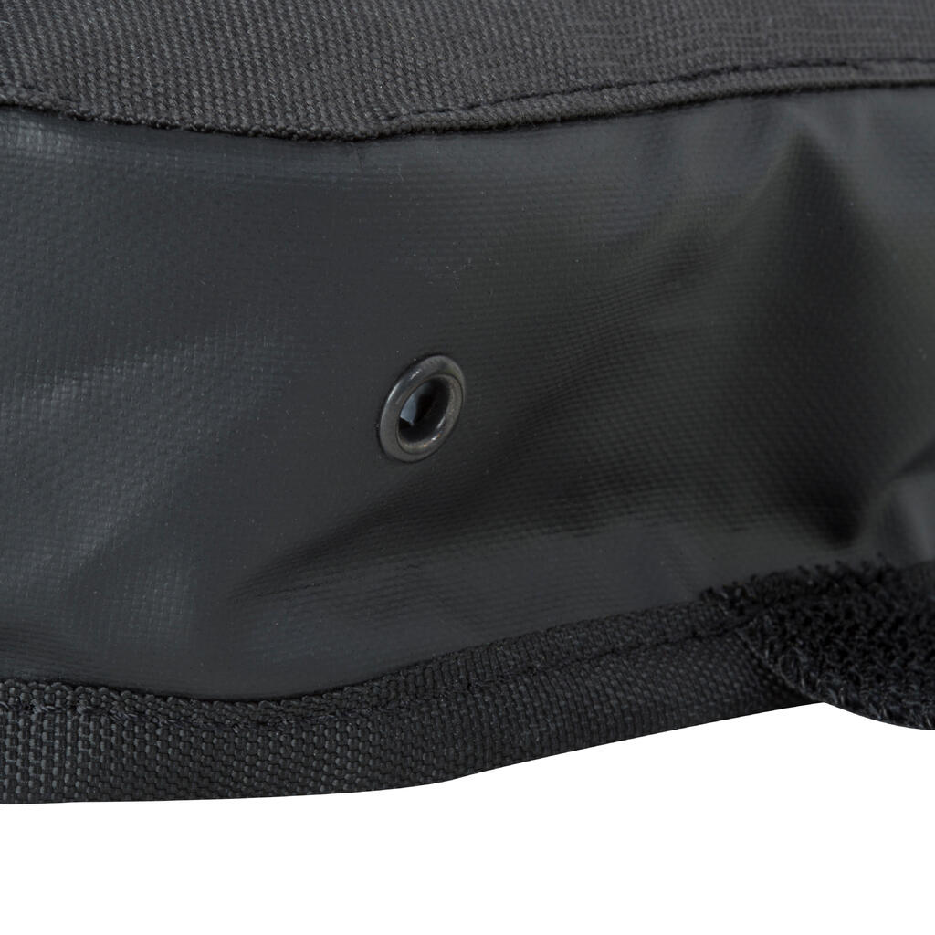SACOCHE CADRE DOUBLE VELO 520 2L NOIRE
