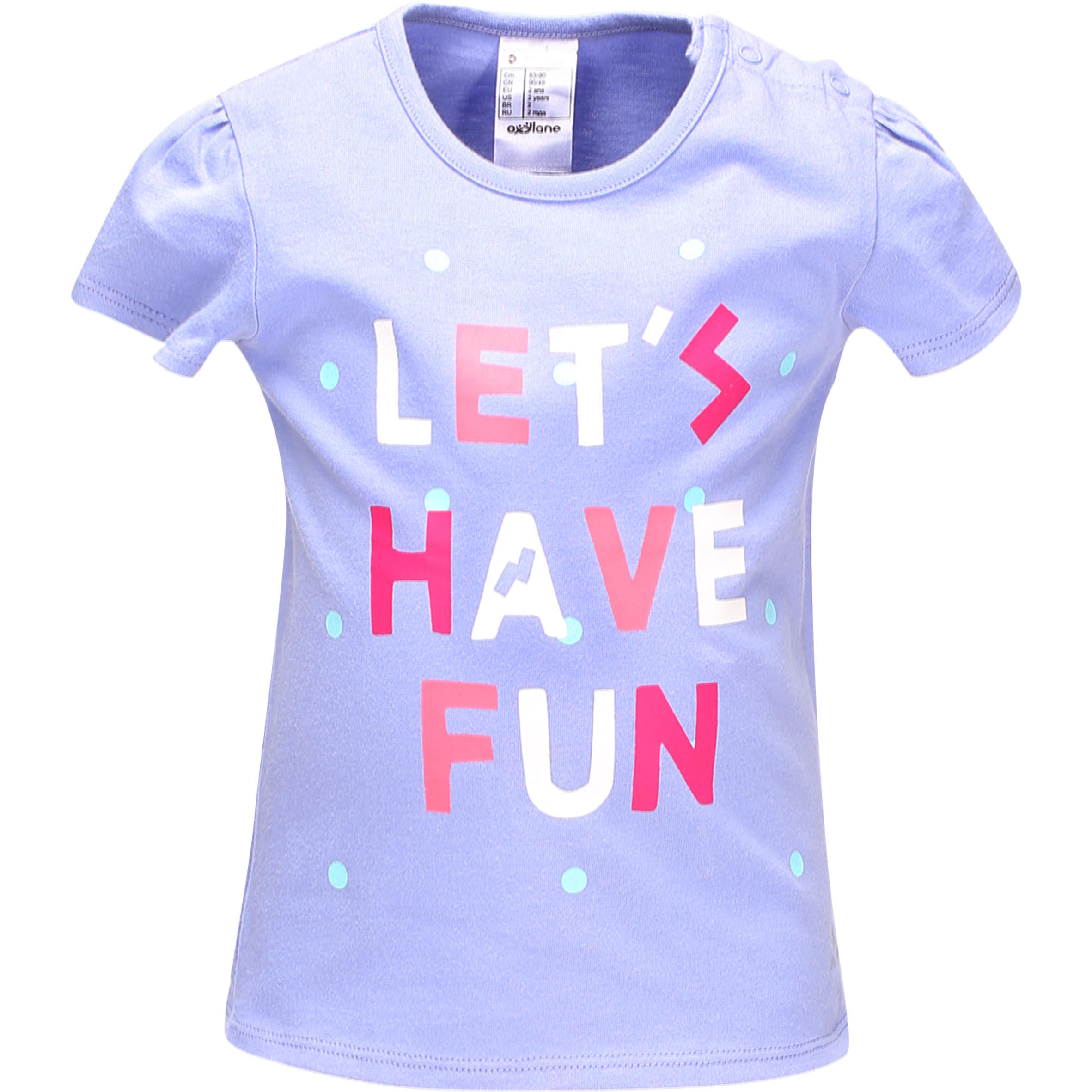 Baby Girls' Short-Sleeved T-Shirt - Purple 2/9