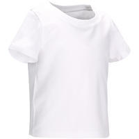 T-Shirt manches courtes 100 Baby Gym blanc