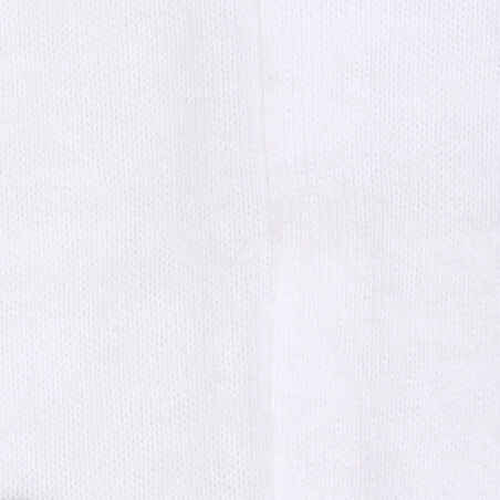 100 Short-Sleeved Baby Gym T-Shirt - White