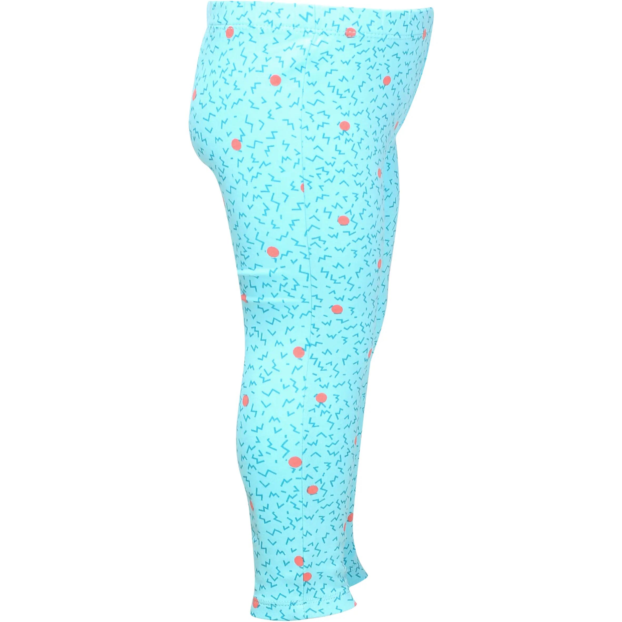 Baby Fitness Leggings 2-Pair Pack - Pink/Green Print 12/19