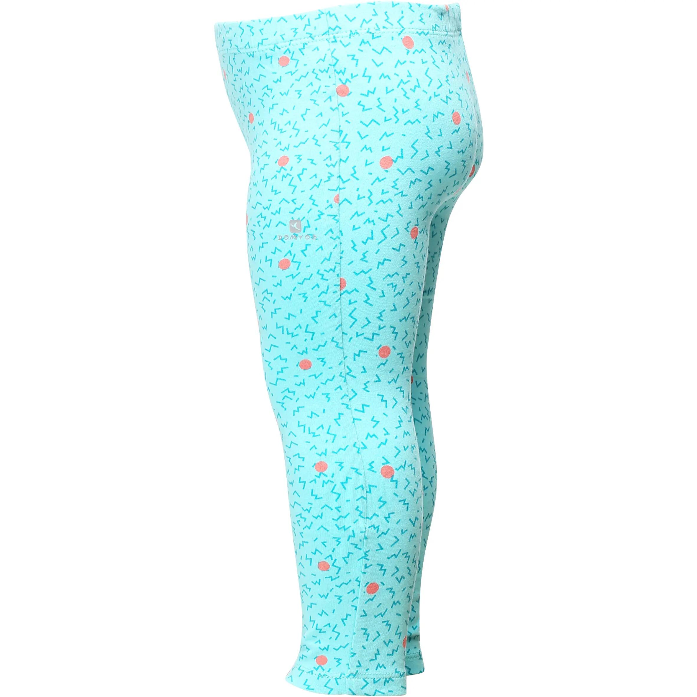Baby Fitness Leggings 2-Pair Pack - Pink/Green Print 14/19
