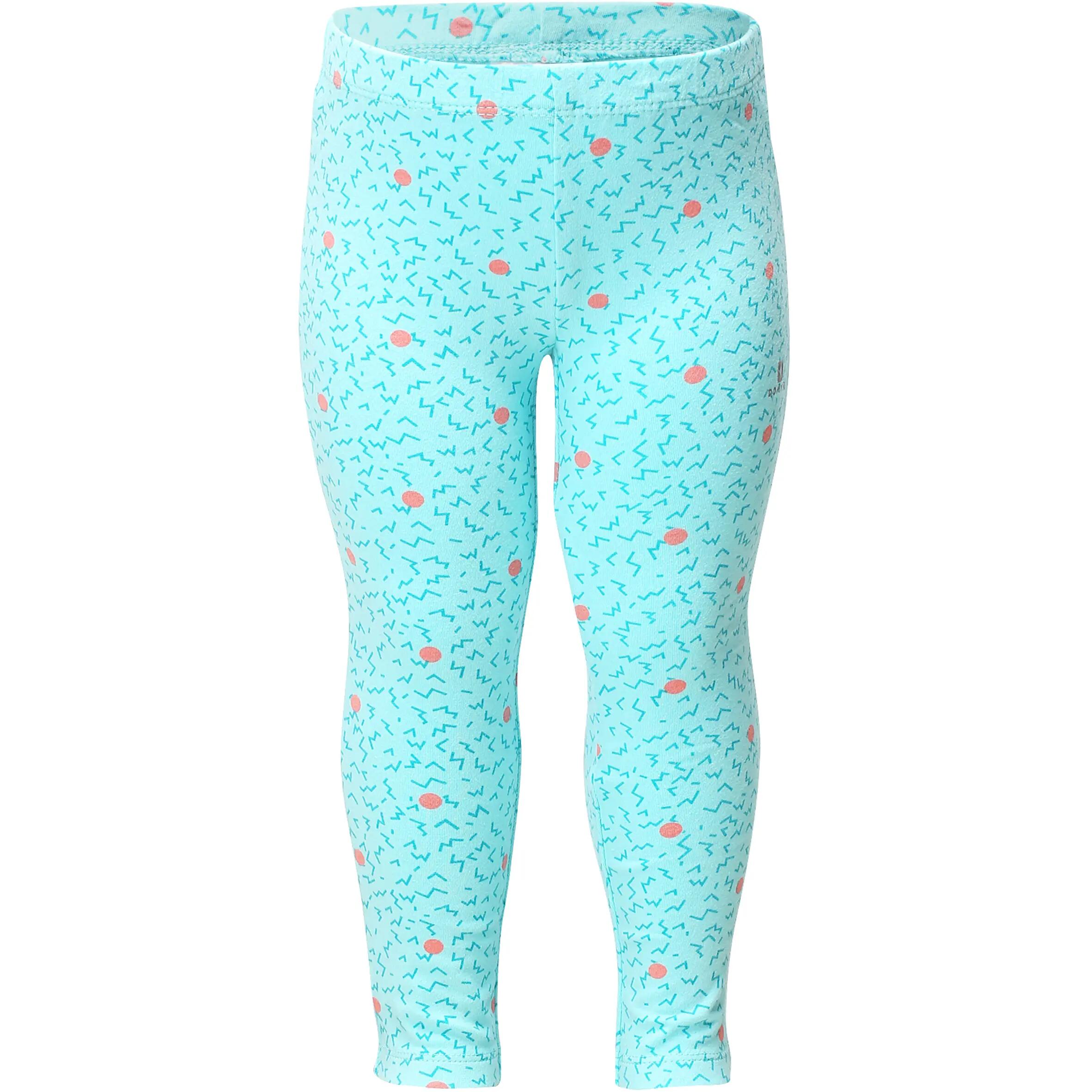 Baby Fitness Leggings 2-Pair Pack - Pink/Green Print 11/19