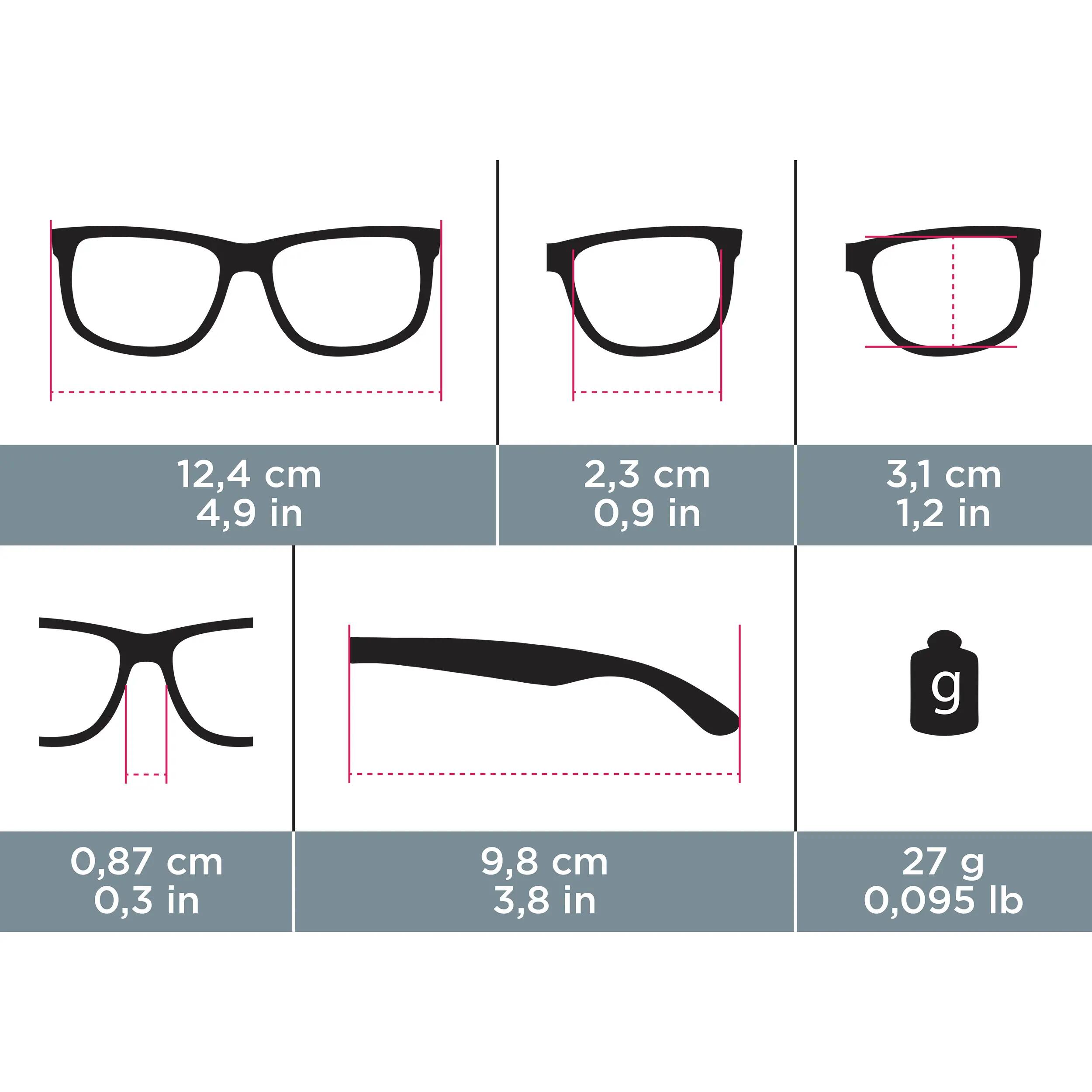 BOOMER kids' walking sunglasses (5 to 8 years) - black & blue category 3 9/11