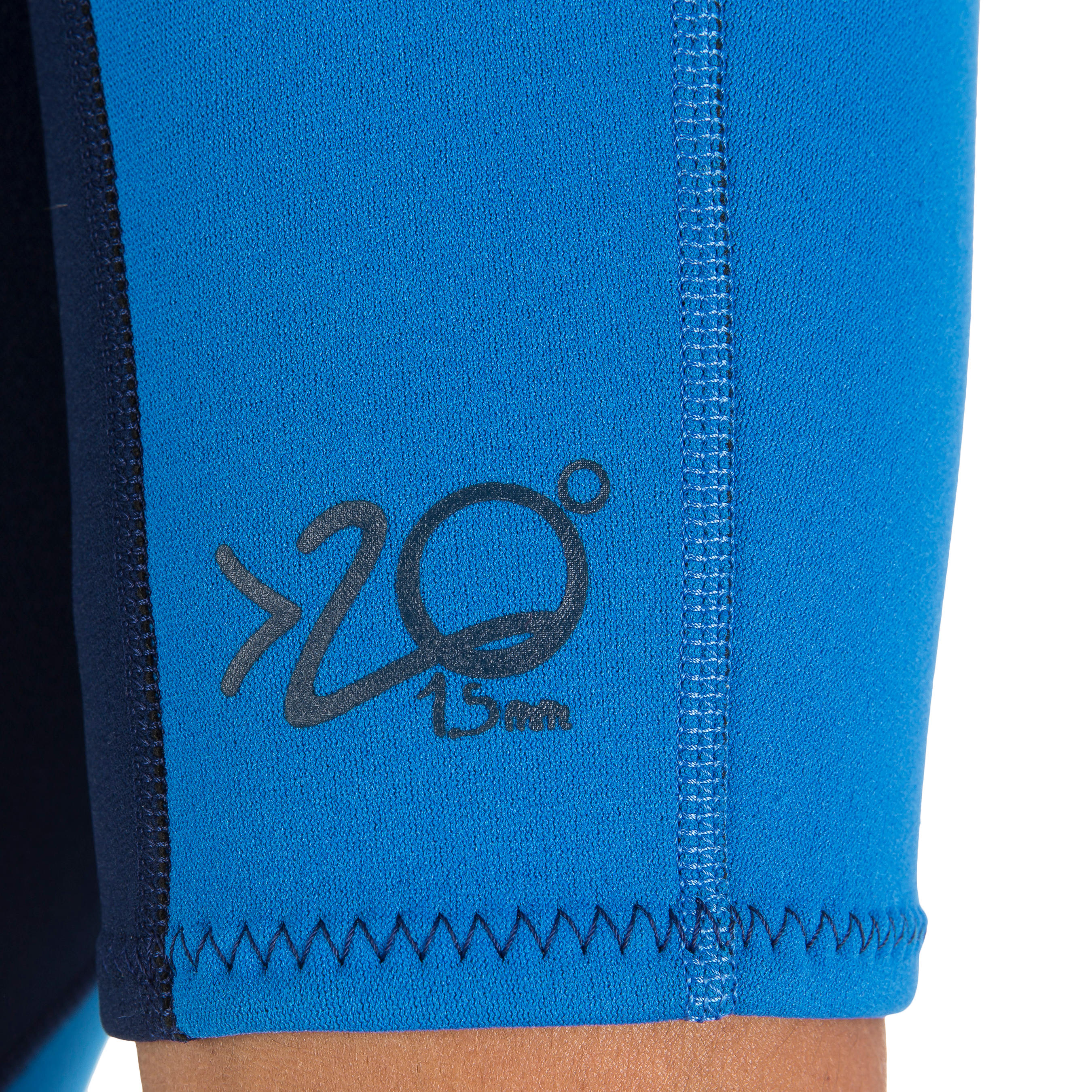 100 Men's Neoprene Shorty Surfing Wetsuit - Blue 5/12