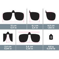 Clip adaptable sur lunettes de vue - MH OTG 120 Large - polarisant catégorie 3
