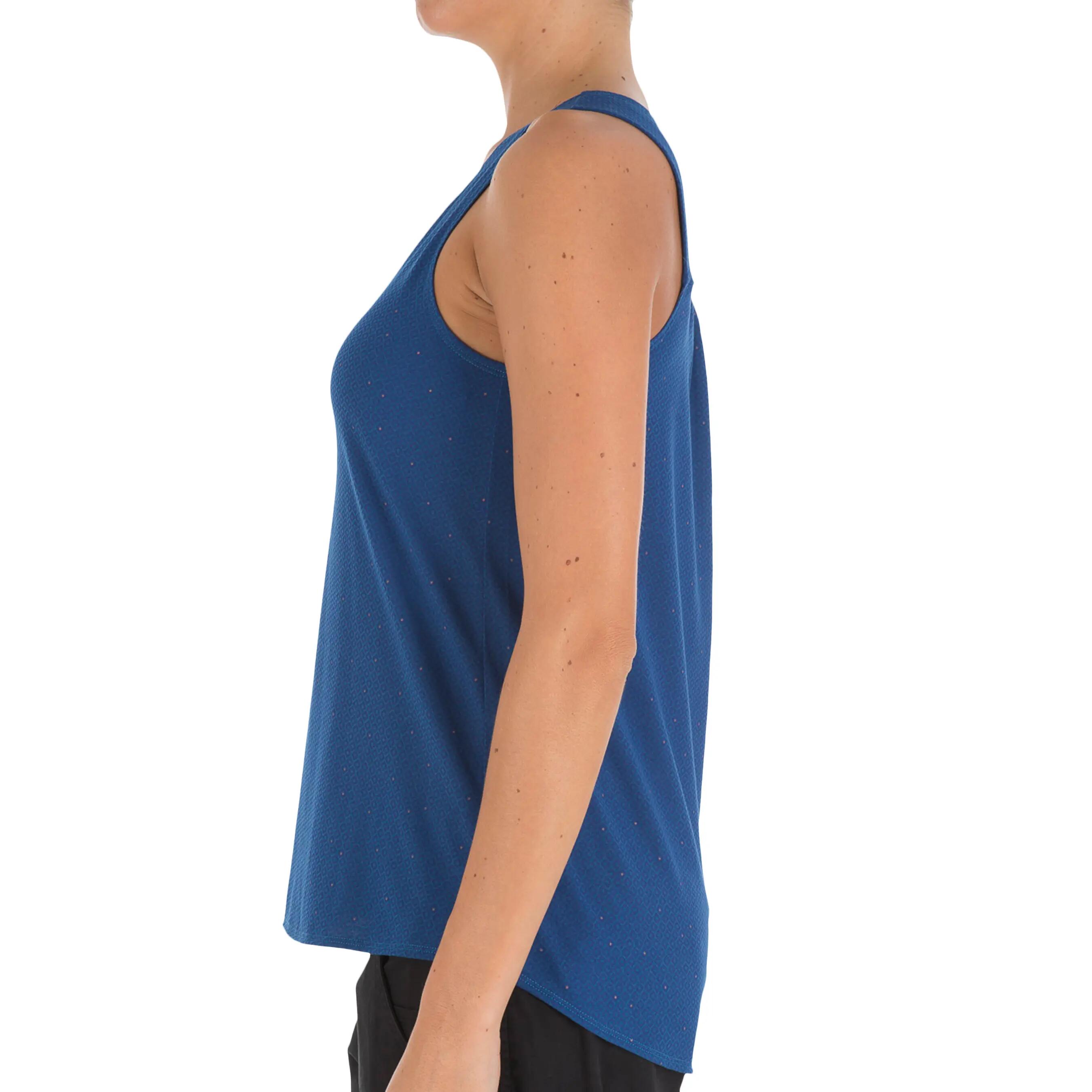 Gradient women’s tank top T-shirt - black 5/8