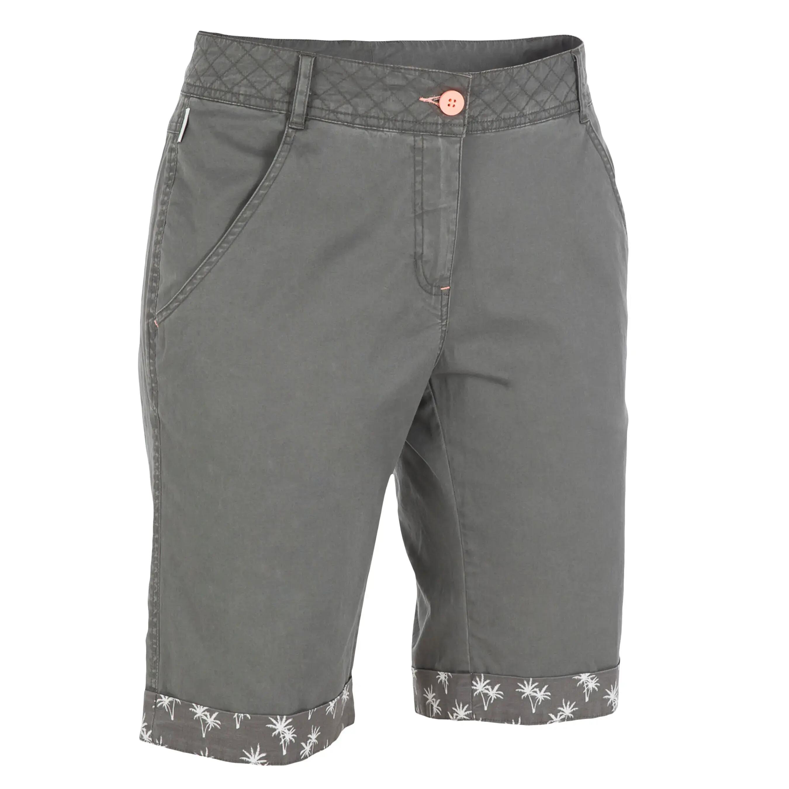 Fiz Women's UPF 40 UV Protection Bermuda shorts - Khaki 1/11