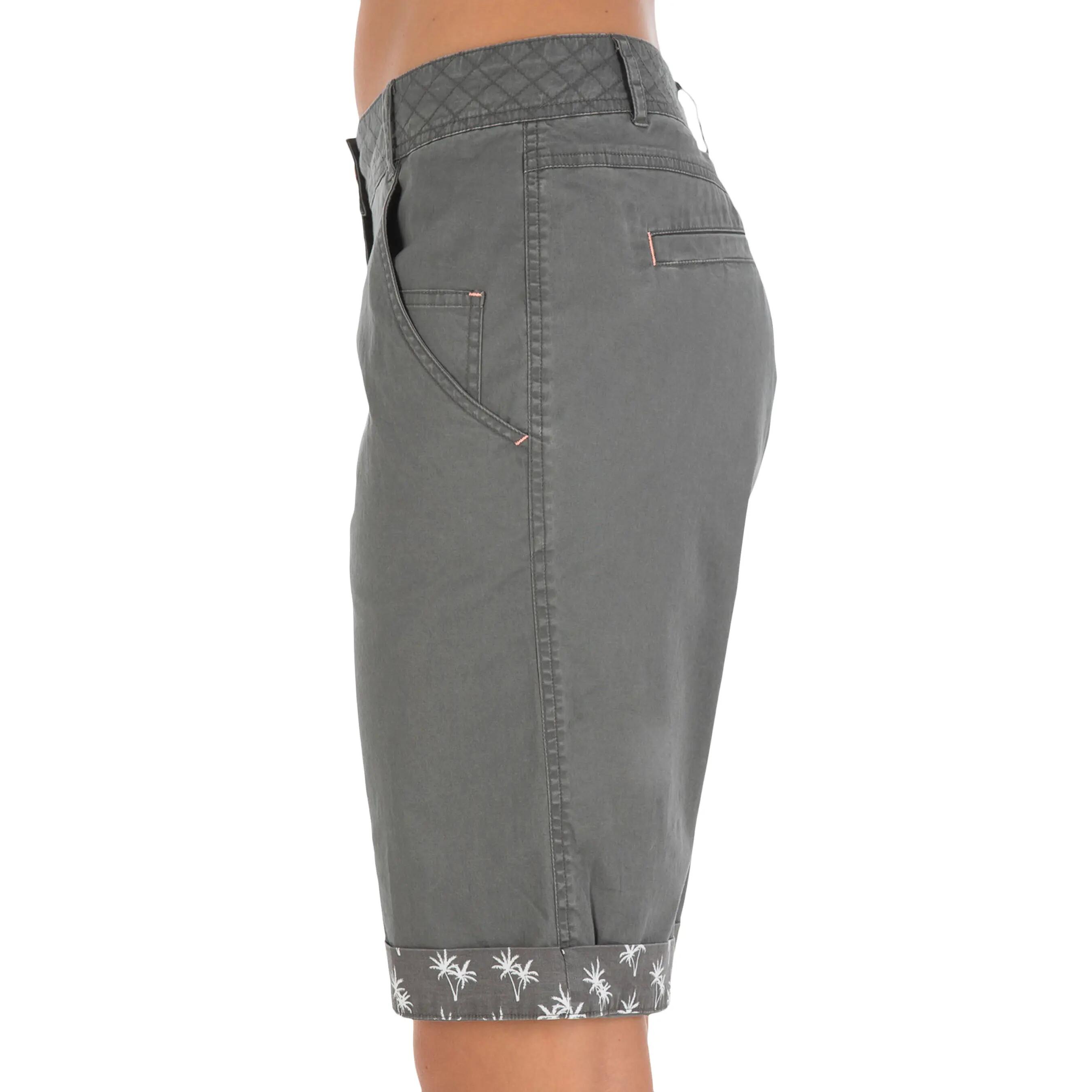Fiz Women's UPF 40 UV Protection Bermuda shorts - Khaki 5/11