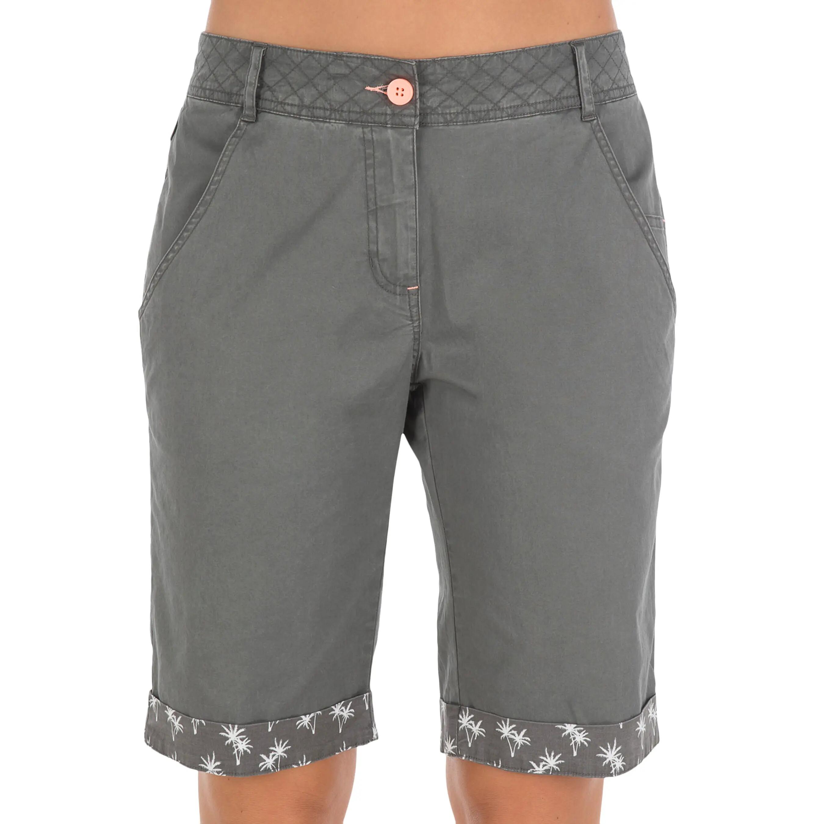 Fiz Women's UPF 40 UV Protection Bermuda shorts - Khaki 2/11