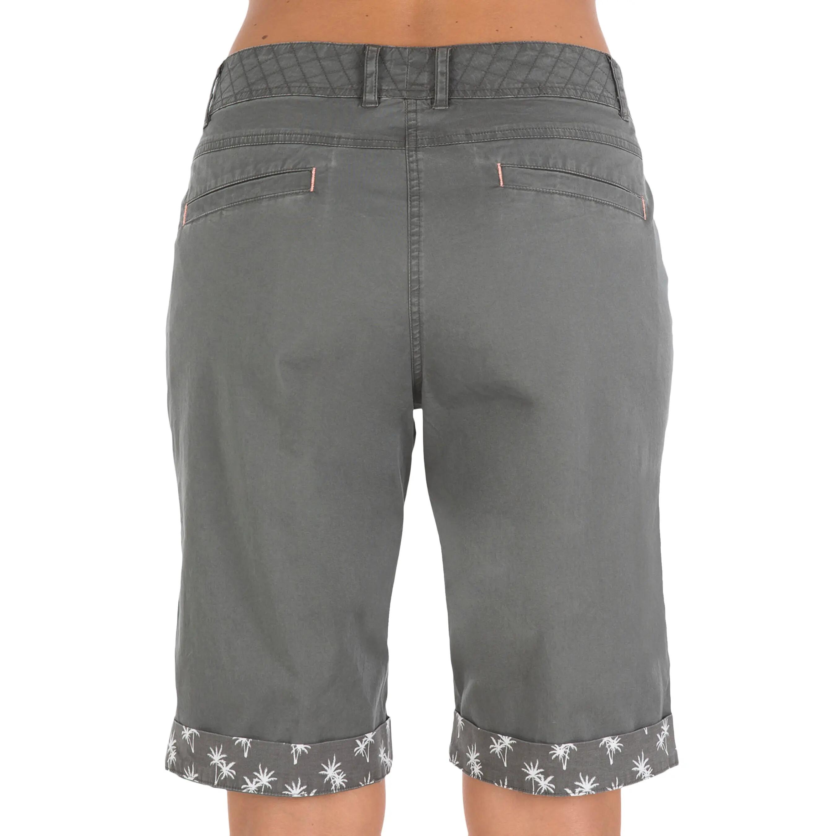 Fiz Women's UPF 40 UV Protection Bermuda shorts - Khaki 4/11