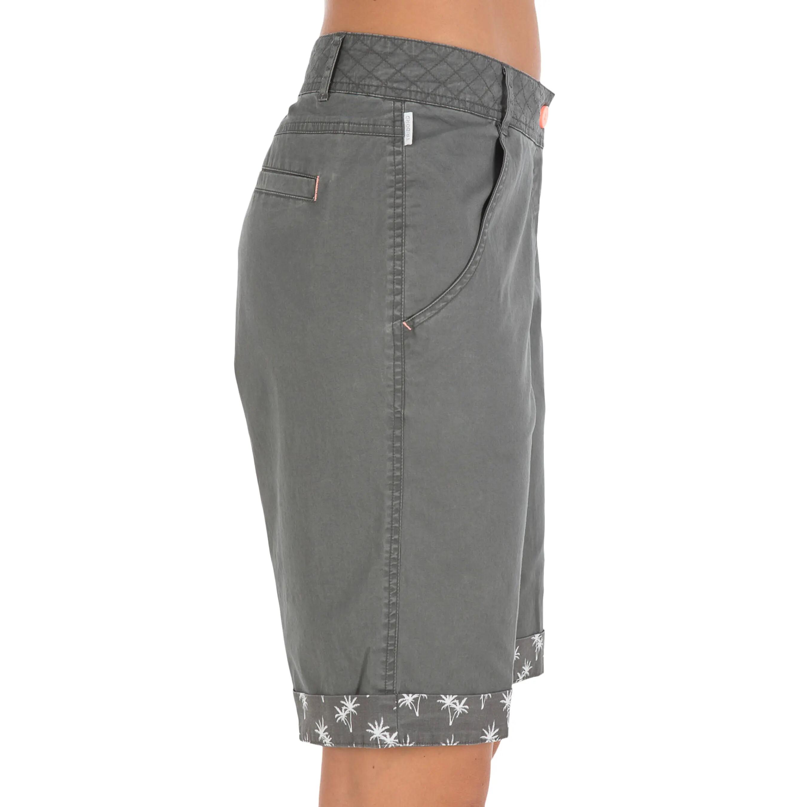 Fiz Women's UPF 40 UV Protection Bermuda shorts - Khaki 3/11