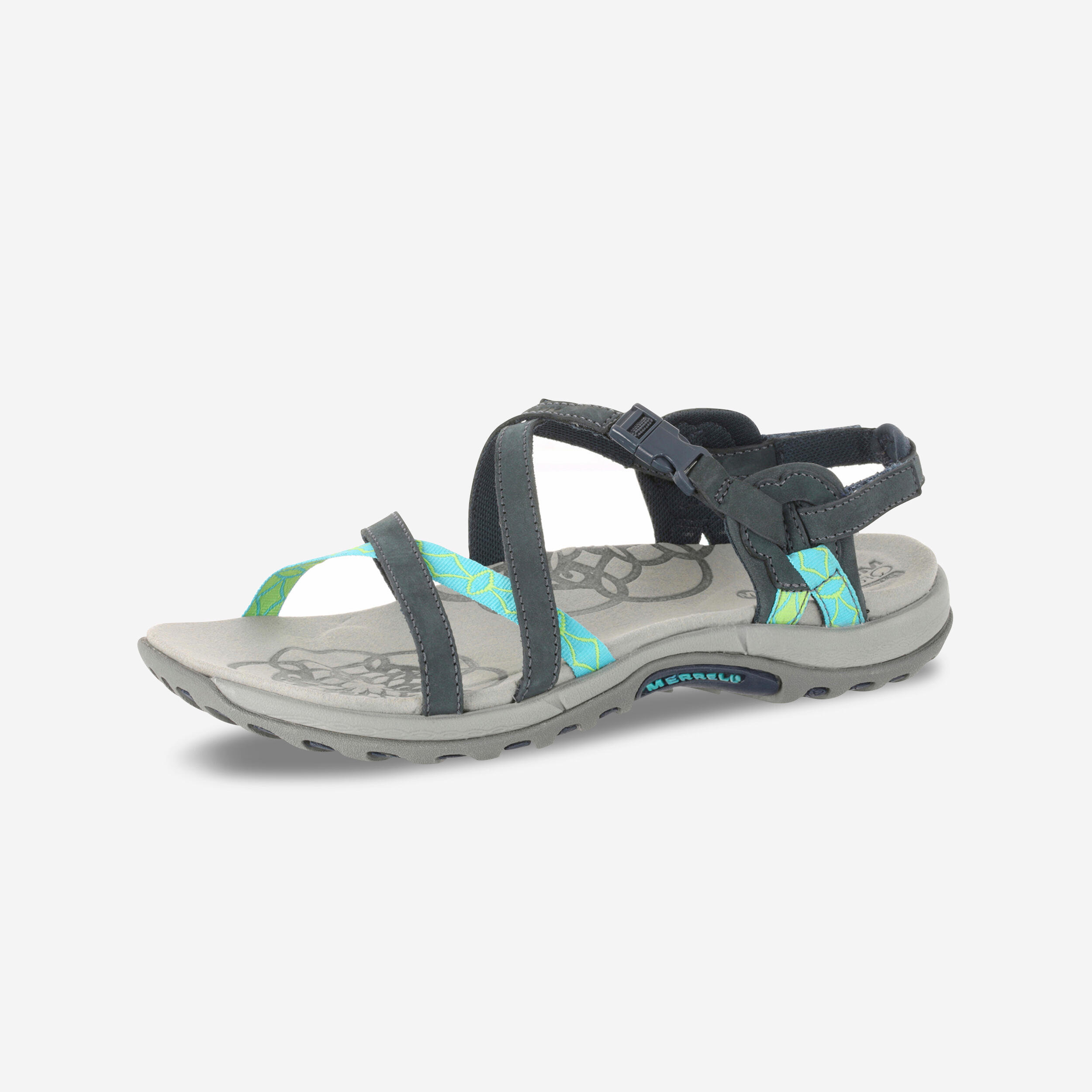 Wandelsandalen voor dames Jacardia blauw MERRELL Decathlon