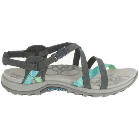 Jacardia Women's Hiking Sandals with Good Grip - Grey