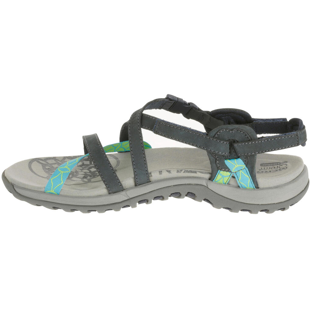 Dámske turistické sandále Jacardia sivé