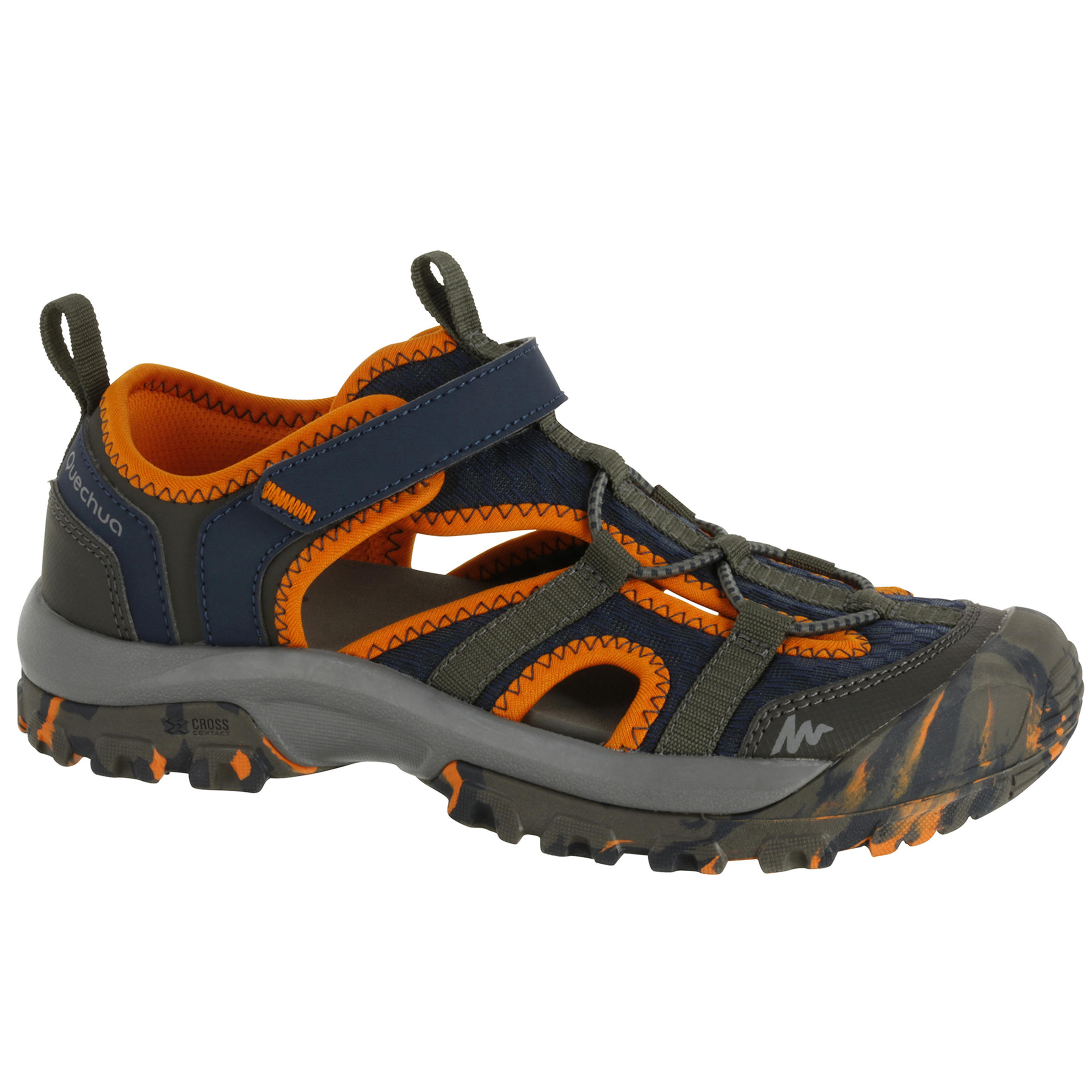 Kids’ Hiking Sandals MH150 - Blue/Orange 1/13