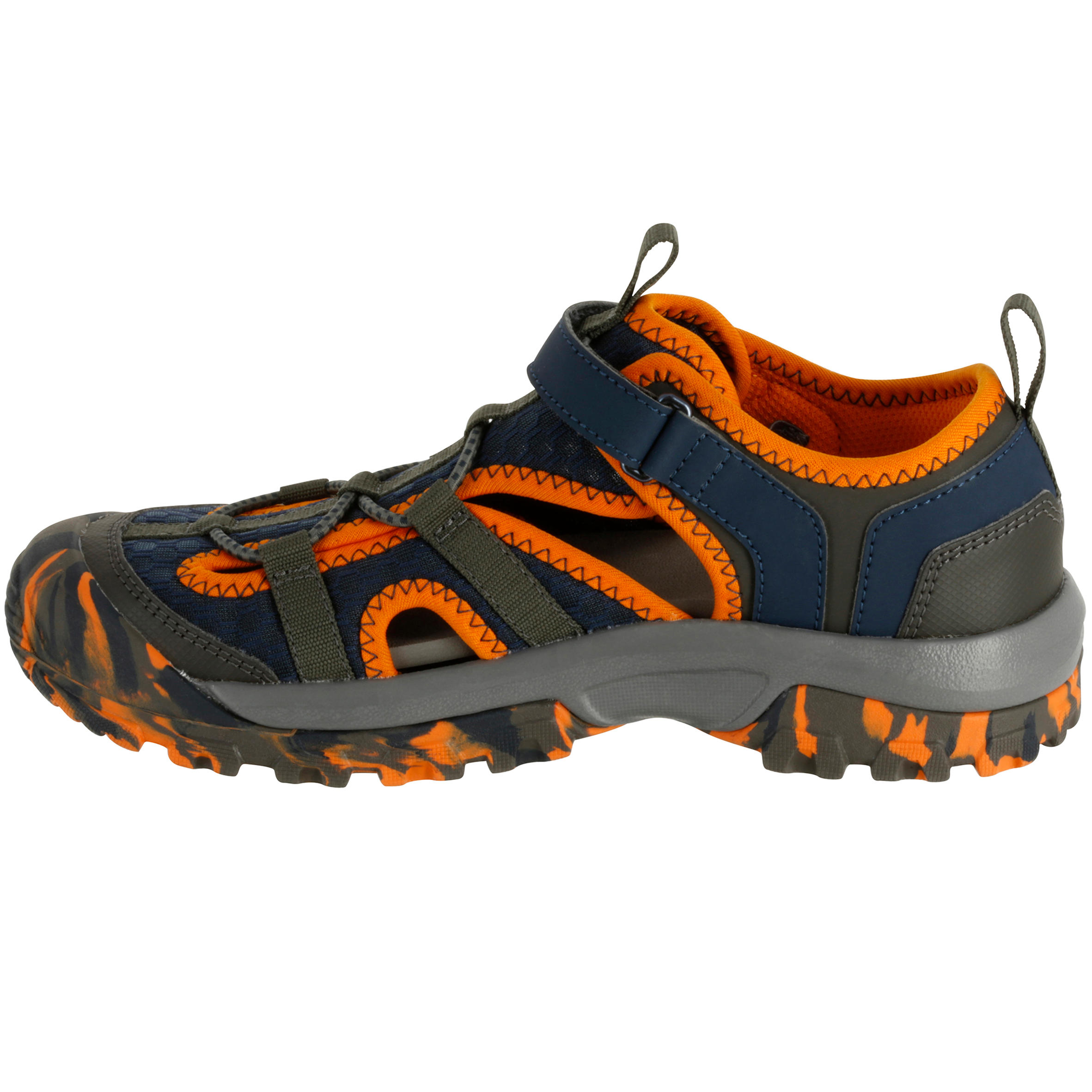 Kids’ Hiking Sandals MH150 - Blue/Orange 2/13