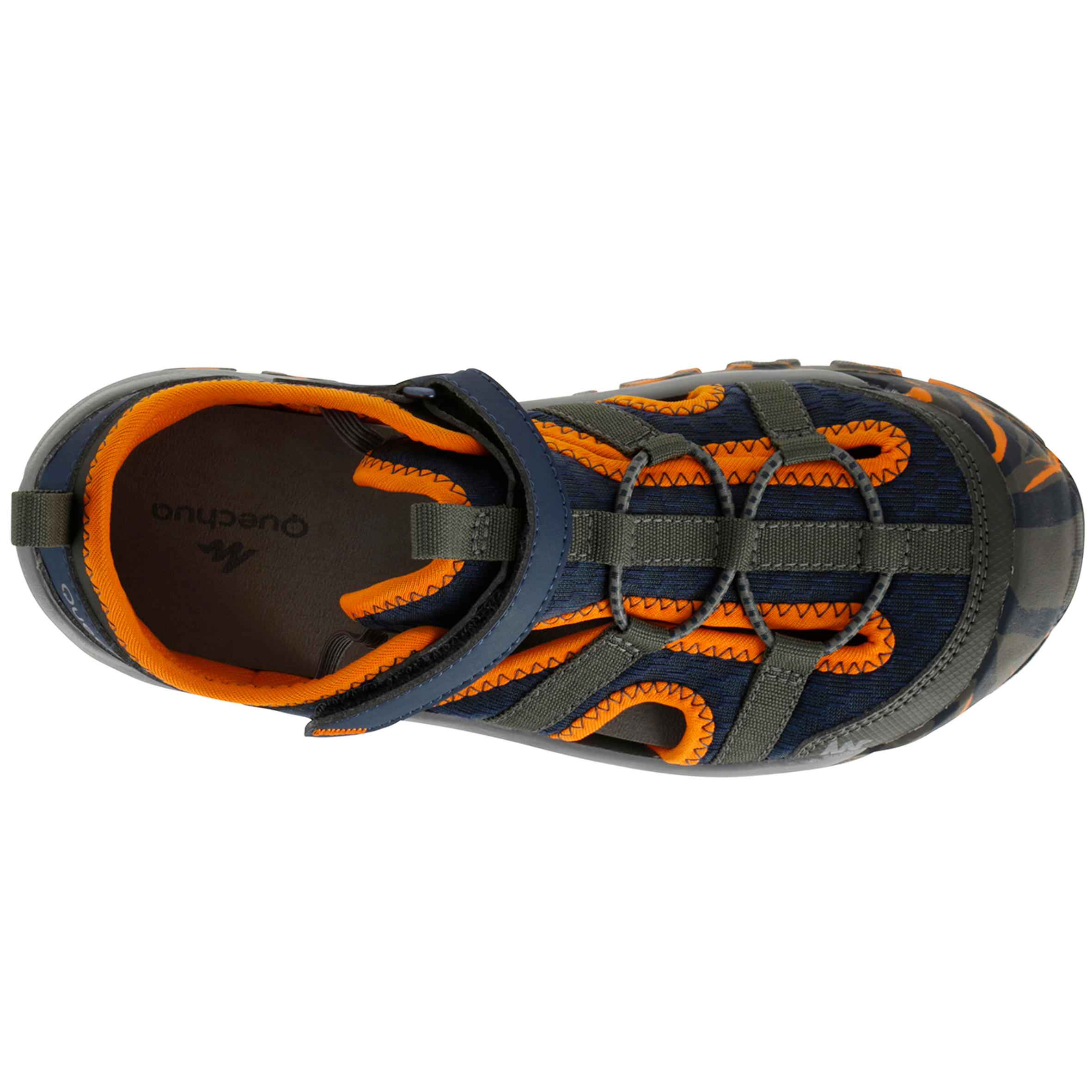 Kids’ Hiking Sandals MH150 - Blue/Orange 3/13