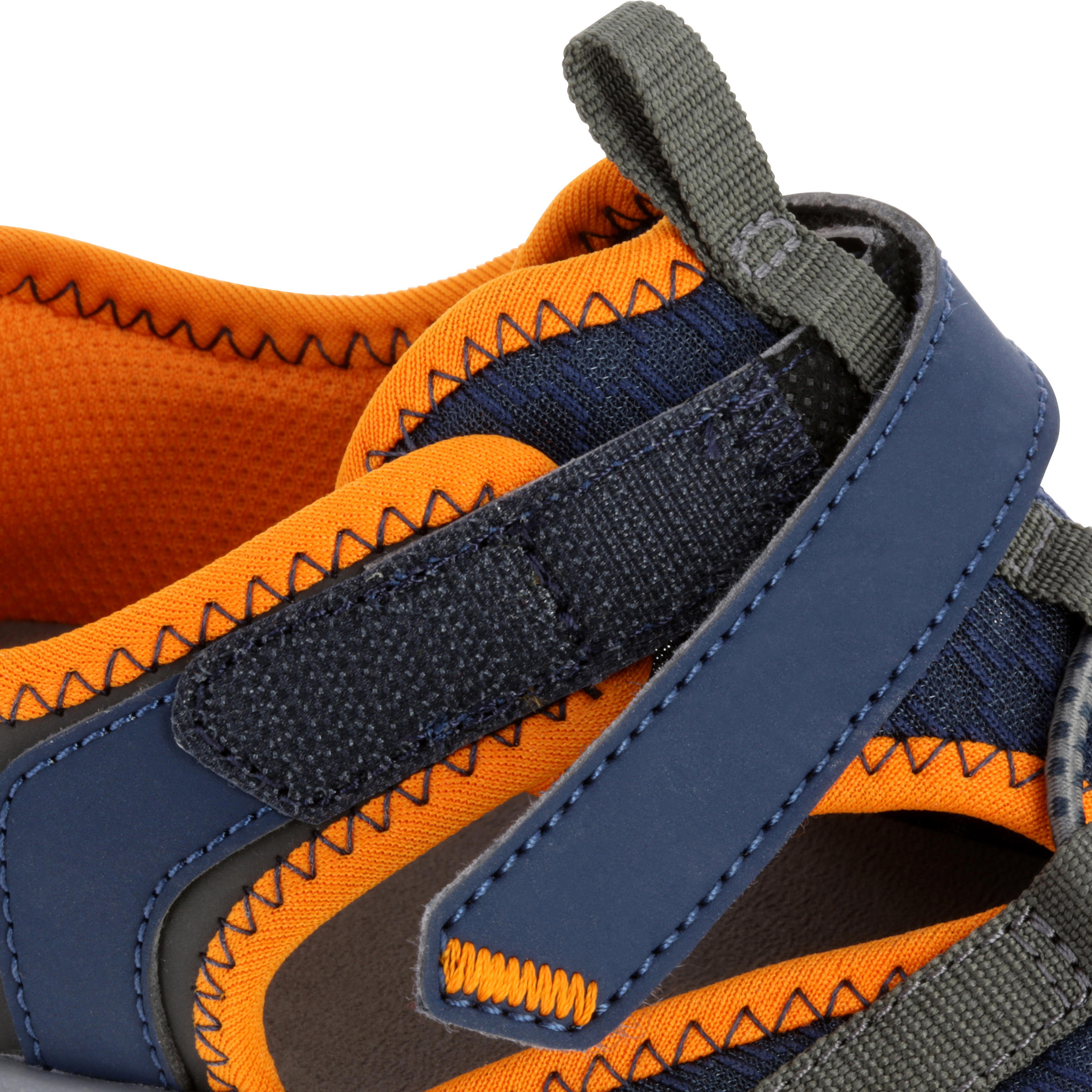 Kids’ Hiking Sandals MH150 - Blue/Orange 8/13