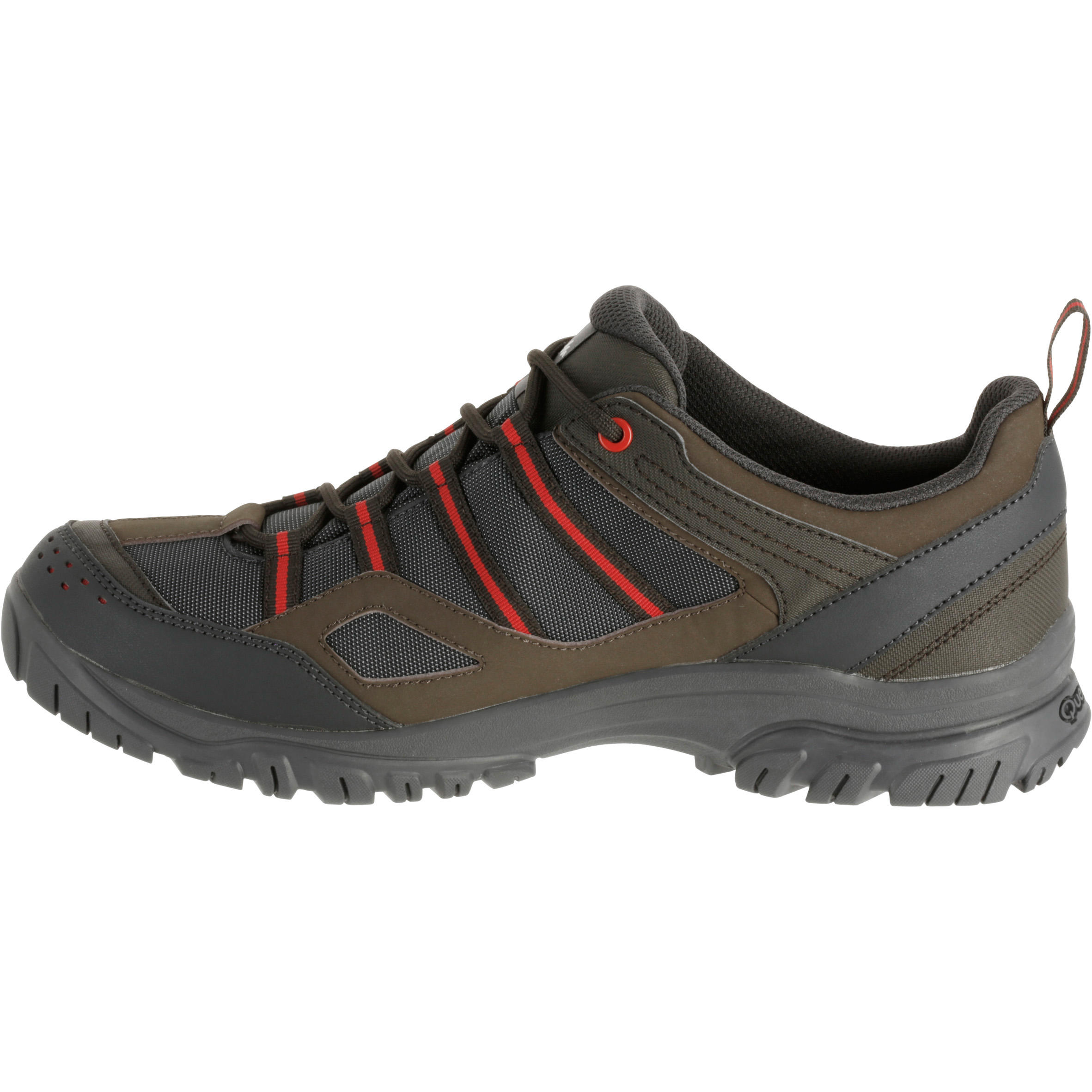 Arpenaz 100 Men's Waterproof hiking boots - Brown/Red 3/18
