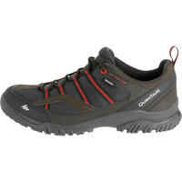 Arpenaz 100 Men's Waterproof hiking boots - Brown/Red