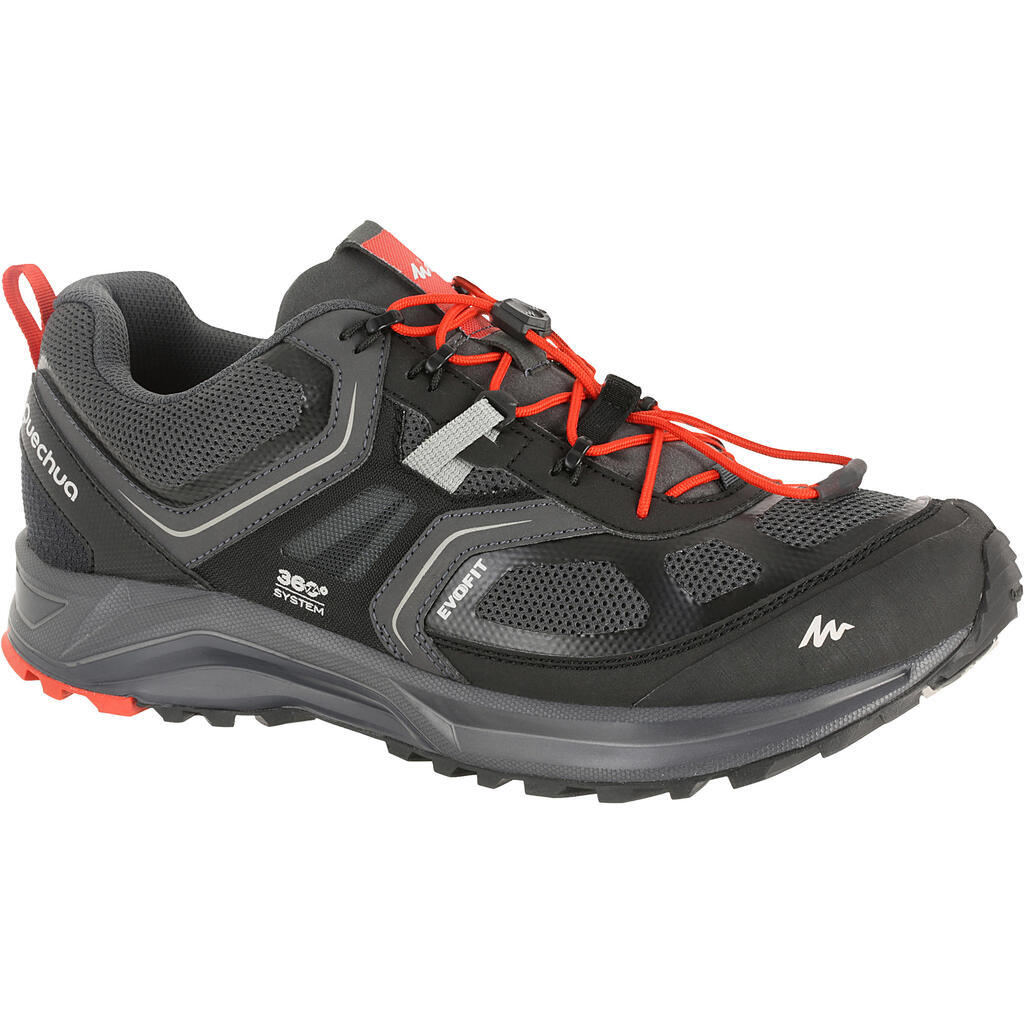 Wanderschuhe Forclaz 500 Helium Herren schwarz