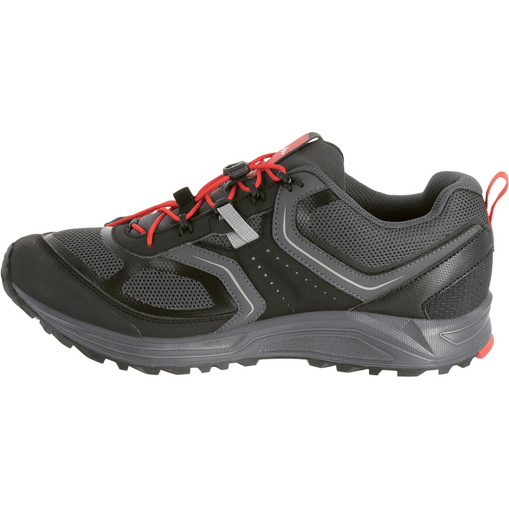 Wanderschuhe Forclaz 500 Helium Herren schwarz
