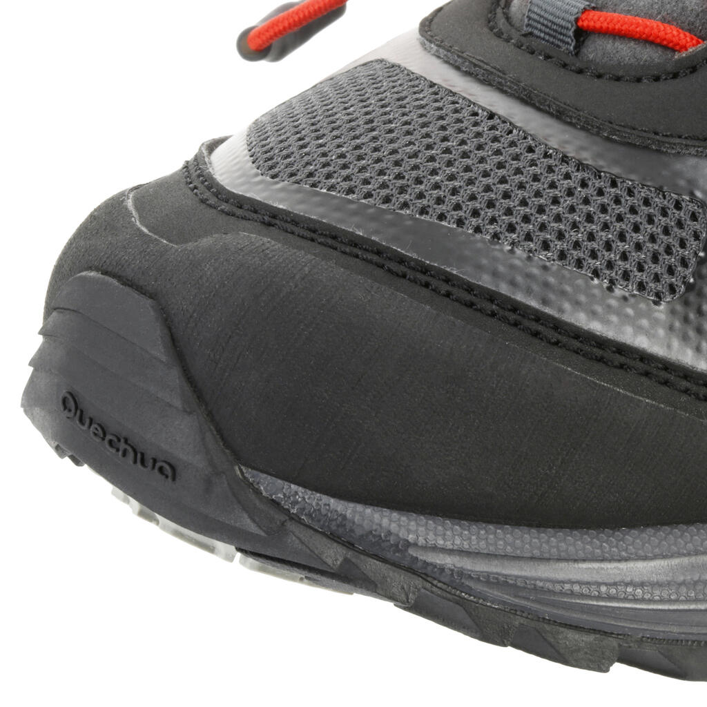 Wanderschuhe Forclaz 500 Helium Herren schwarz