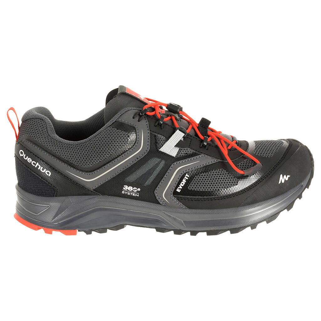 Wanderschuhe Forclaz 500 Helium Herren schwarz