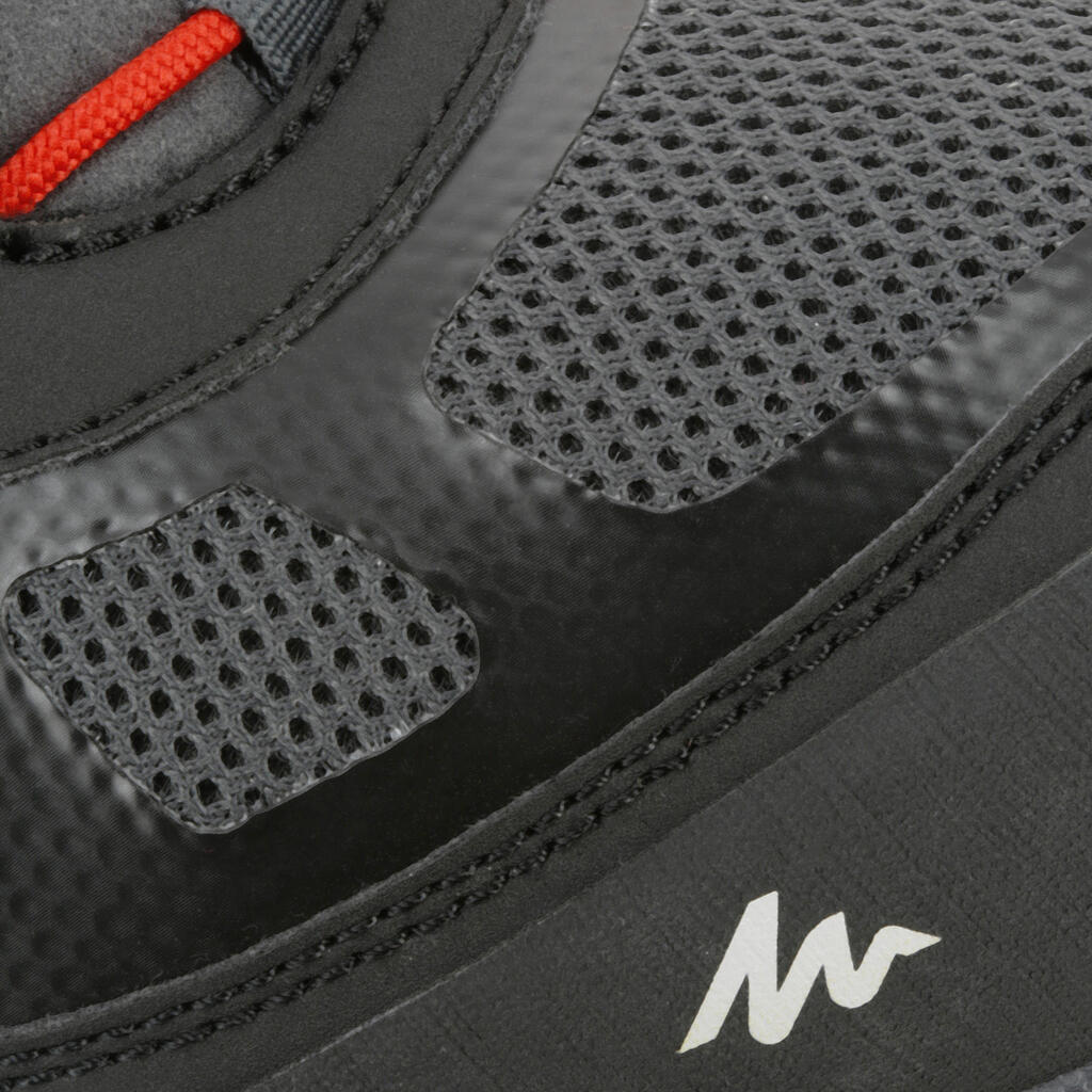 Wanderschuhe Forclaz 500 Helium Herren schwarz