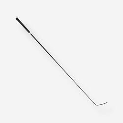 Stick de dressage basique équitation 110 cm noir