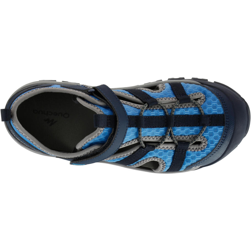 Kids’ Hiking Sandals MH150 - size 10 to 6 - Blue