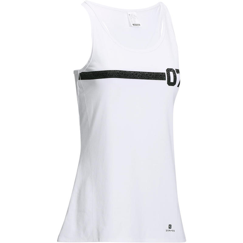 Essential Women's Fitness Print Tank Top - Putih Essential Women's Fitness Print Tank Top - Putih