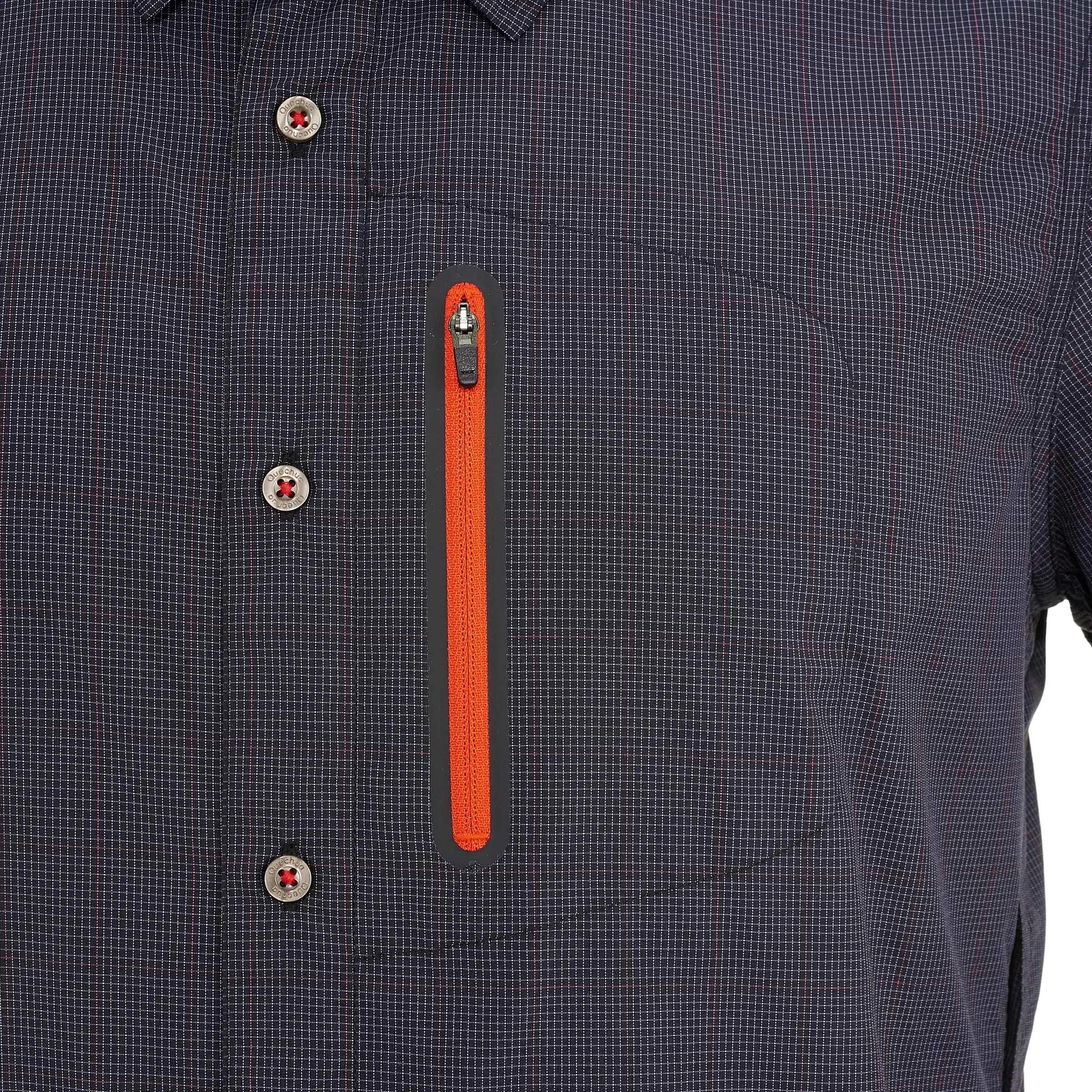 Arpenaz 500 Air Short-Sleeved Hiking Shirt - Grey 11/14