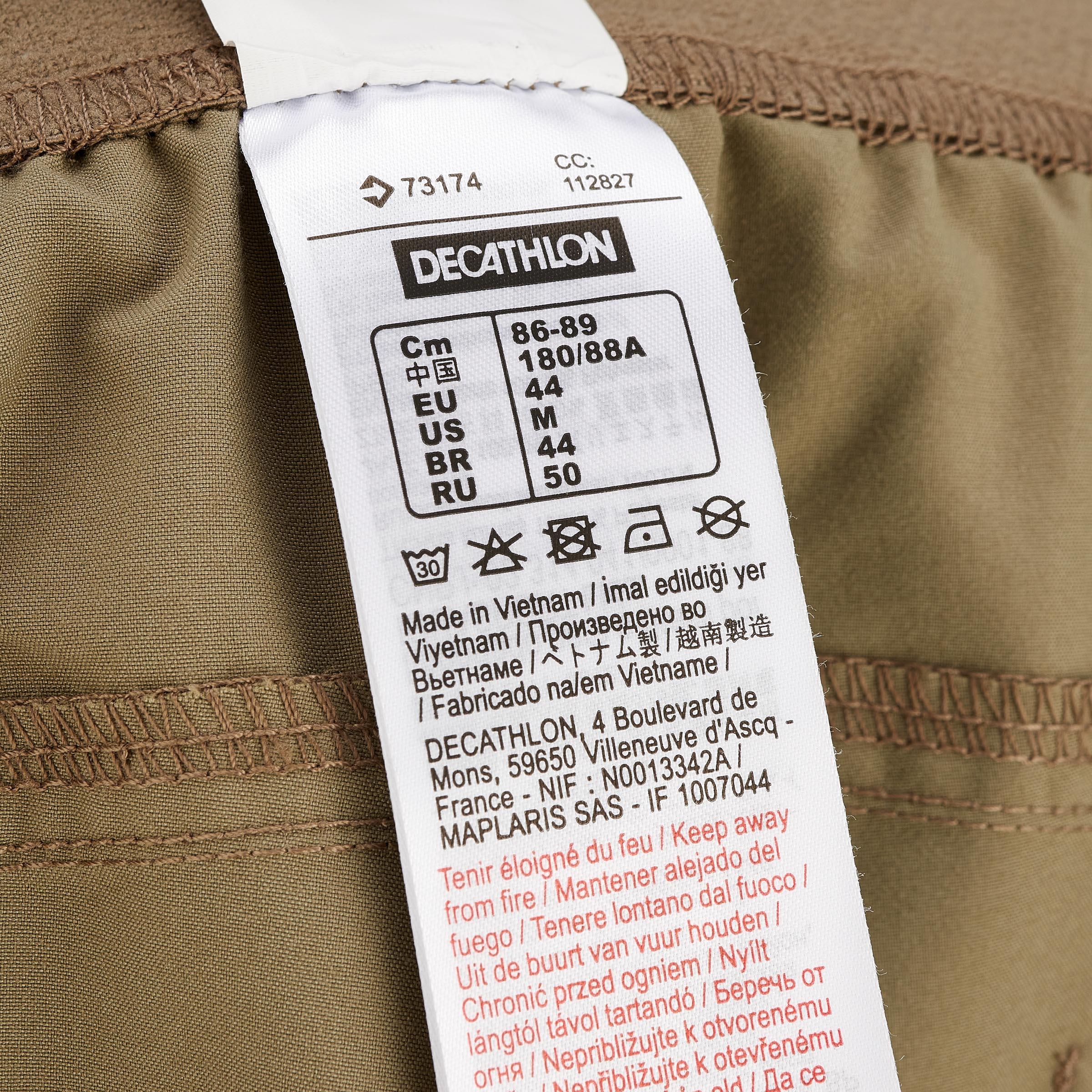 decathlon pantaloni trekking uomo