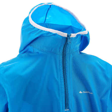 HIKE 100 CHILDREN'S HIKING JACKET - BLUE