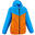 Rain Cut Zip Children's Hiking Waterproof Jacket Orange/Blue