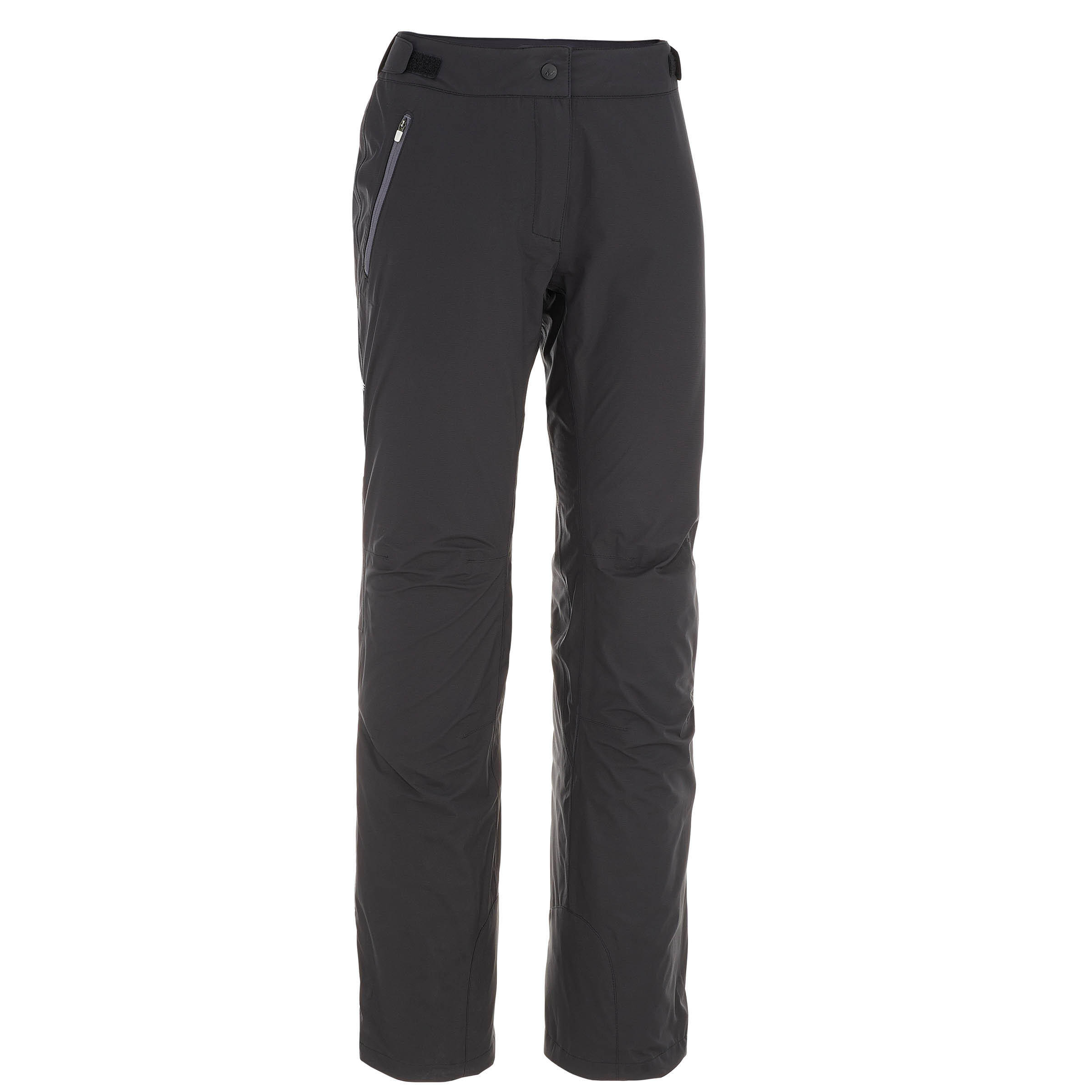 Forclaz 100 Lady's Hiking Waterproof Rain Overtrousers - black -  1