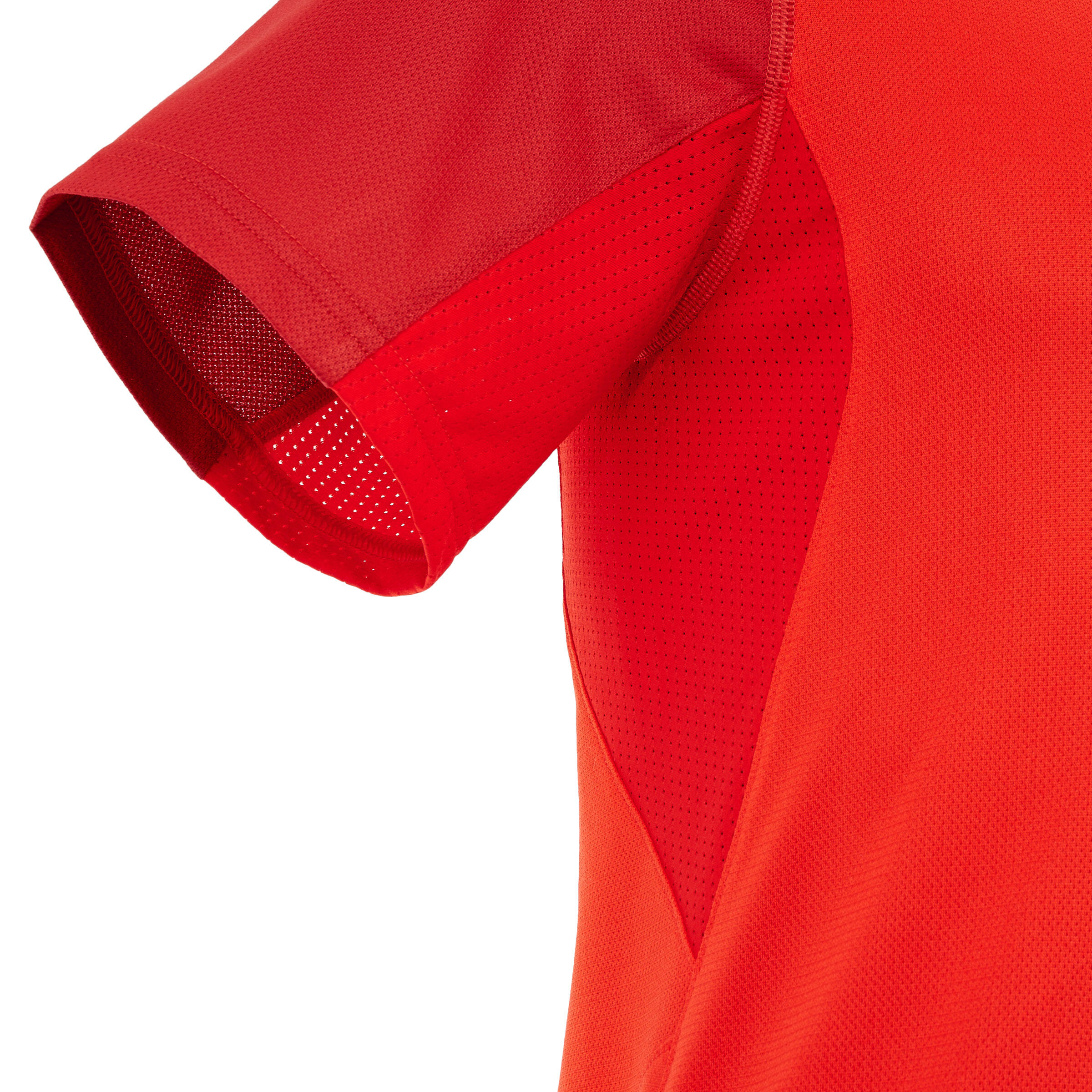 TechFRESH 100 Zip Men's Short-Sleeved Hiking T-Shirt - Red 7/11