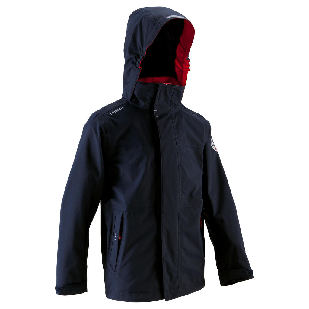 100 children's sailing jacket - dark blue