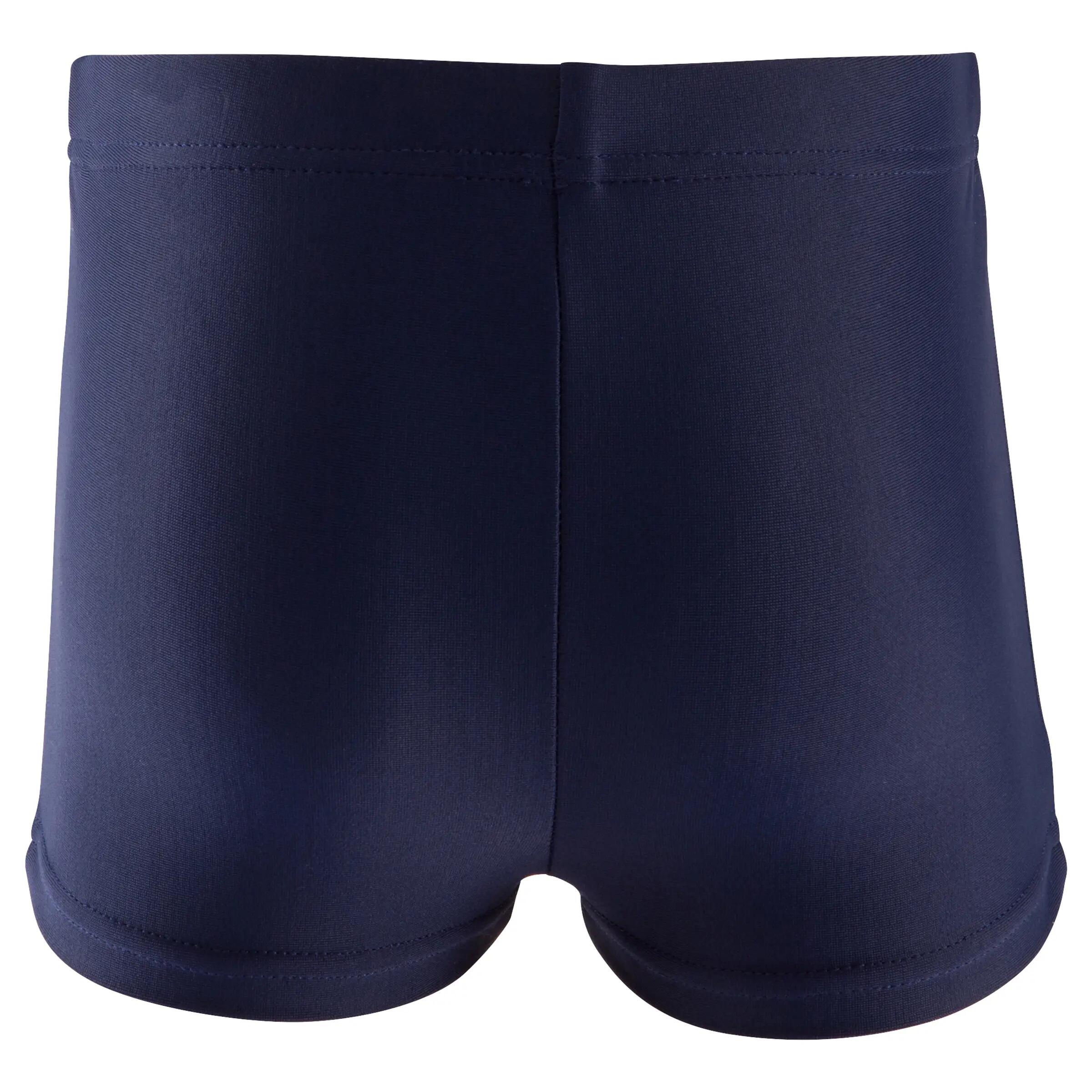 Titou Baby Boys' Boxer-Style Swim Shorts - Fish Blue 3/6