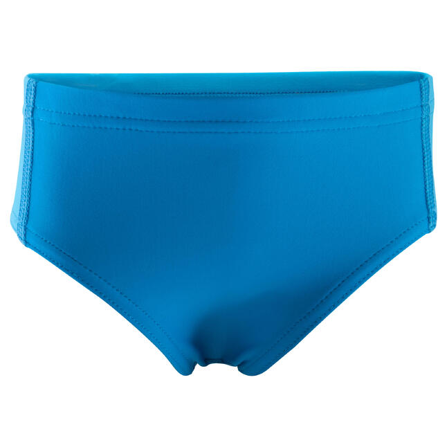 Baby / Kids' Swim Briefs - Blue with Panels NABAIJI - Decathlon